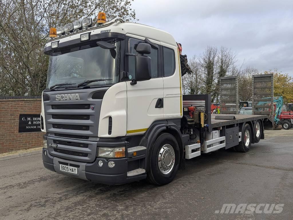 Scania G 480 Pritschenwagen mit Seilwinde