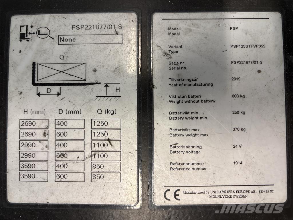 Atlet PSP125 Zelfrijdende stapelaars