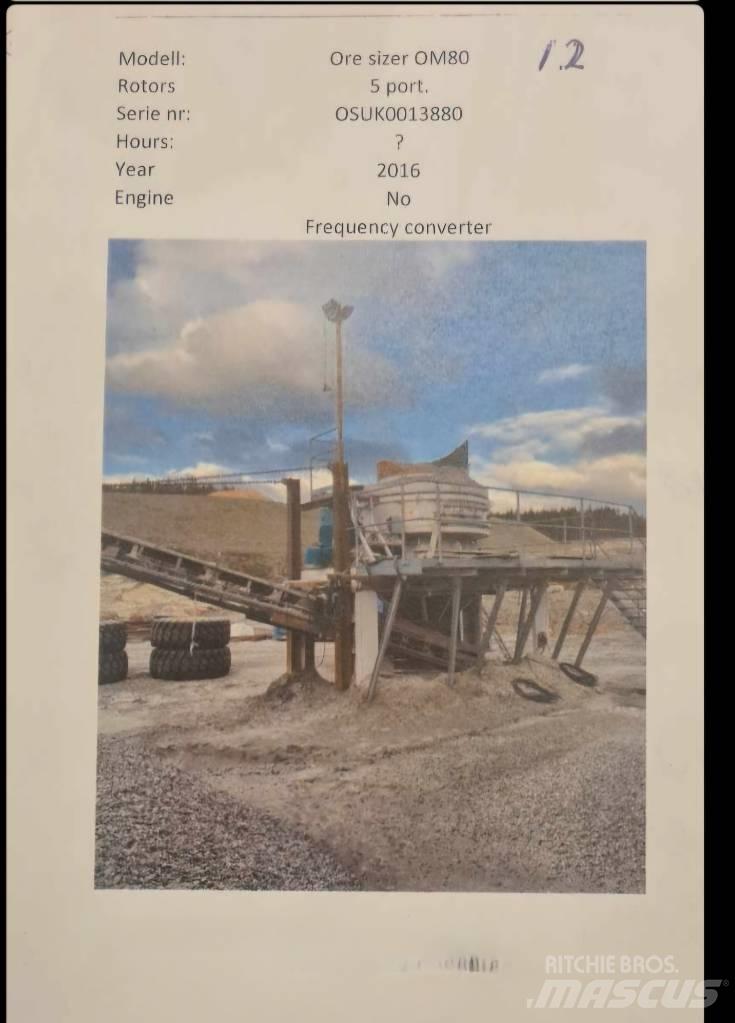  Ore sizer Om 80 Pulverisierer