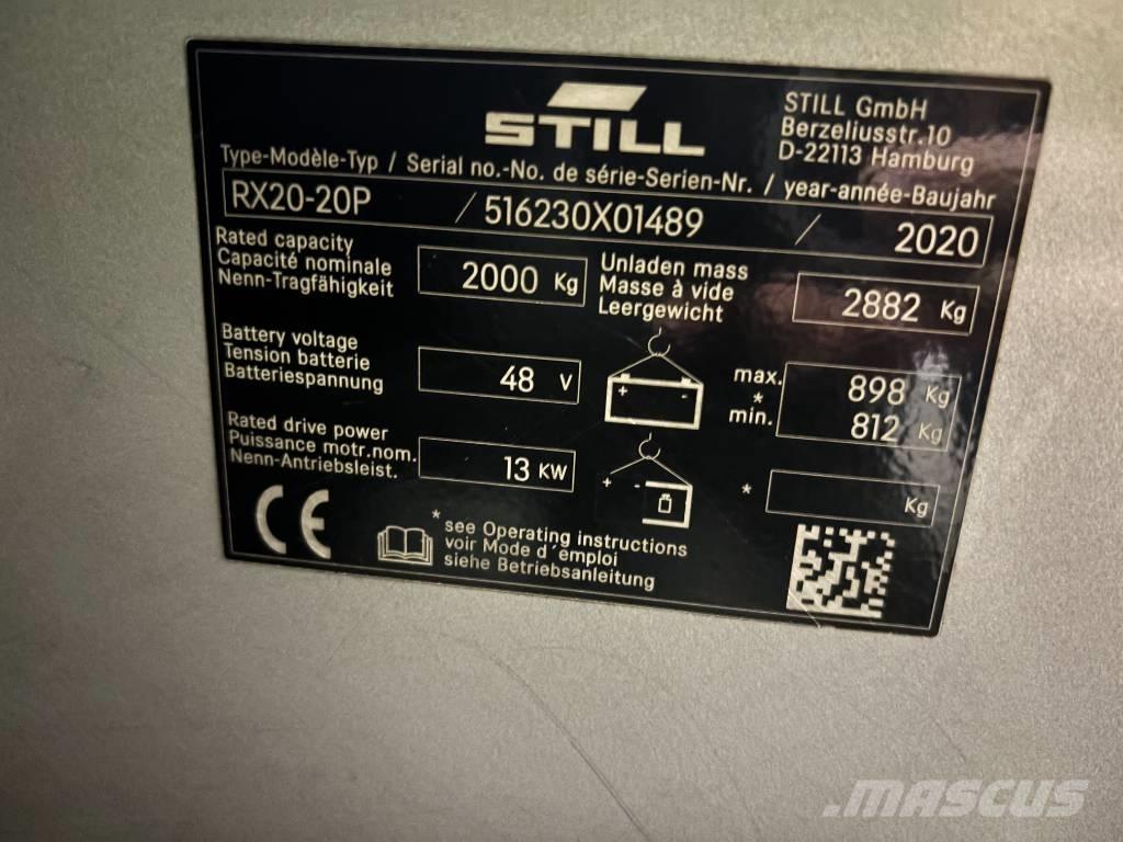 Still RX 20-20 P Elektrische heftrucks