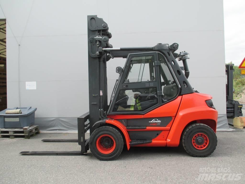 Linde H80D Diesel heftrucks