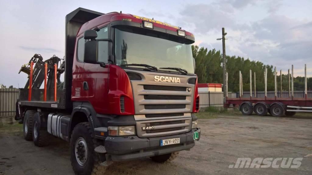 Scania R 420 Holztransporter