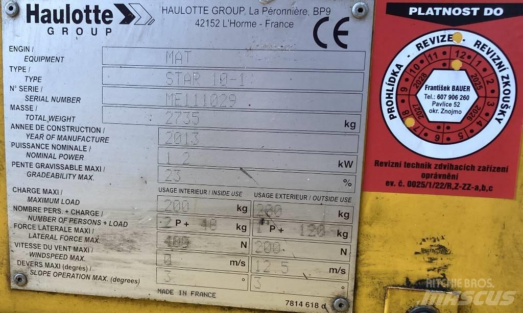 Haulotte Star 10 Teleskopbühnen