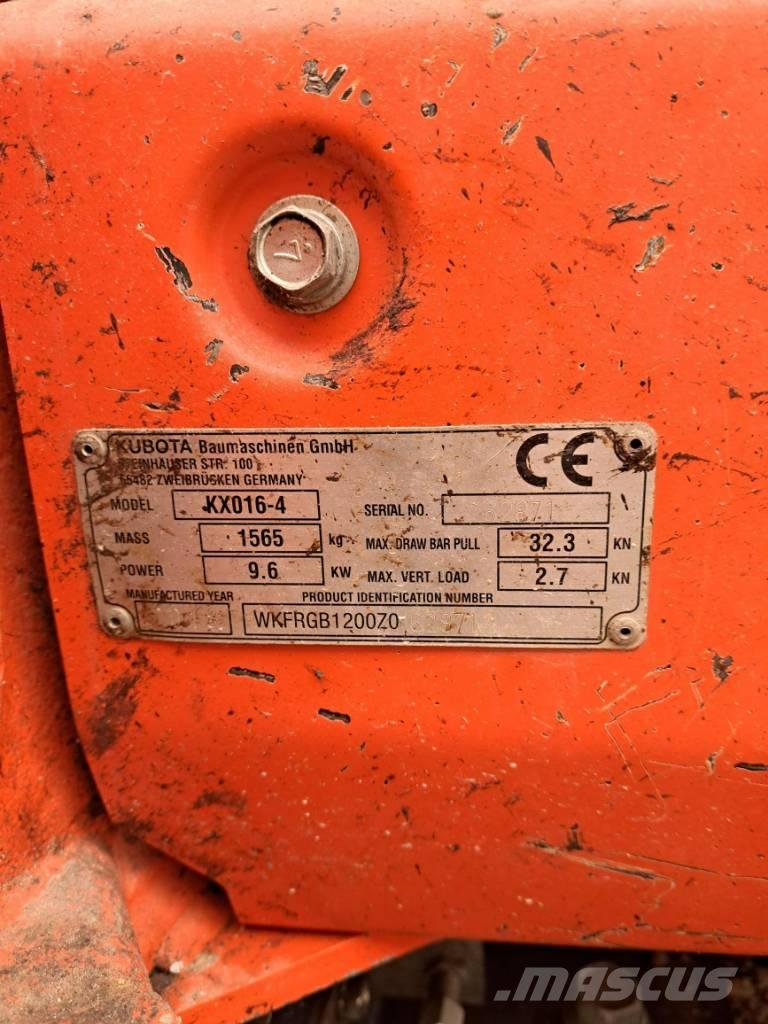 Kubota KX 016-4 HG Minibagger < 7t
