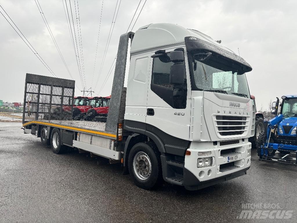 Iveco Stralis 420 Pritschenwagen/Pritschenwagen mit Seitenklappe