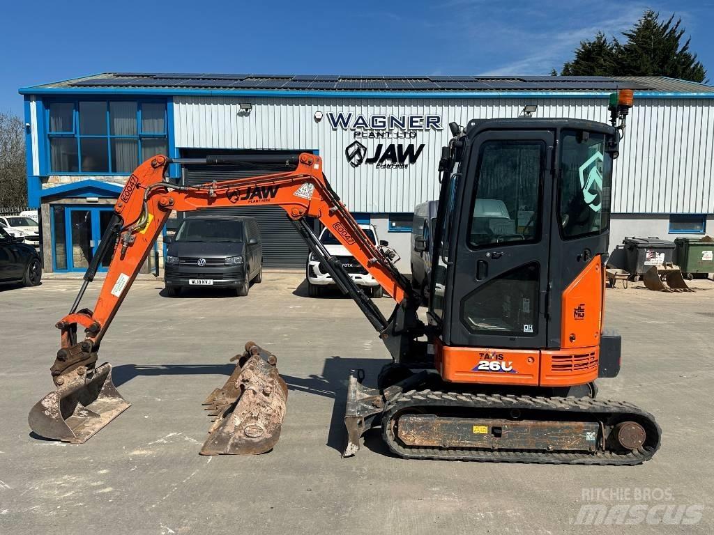 Hitachi ZX 26 U-6 Minibagger < 7t