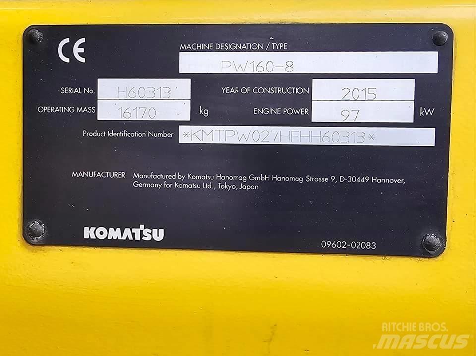Komatsu pw 160 -8 Mobilbagger