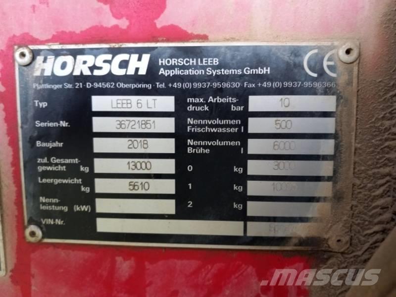 Horsch Leeb 6 LT Anhängespritzen
