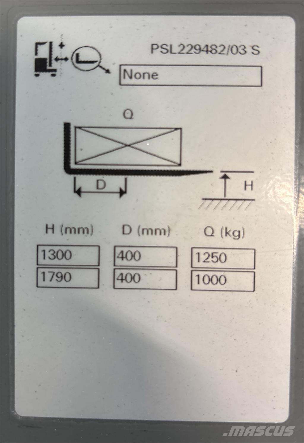 Atlet PSL125 Deichselstapler