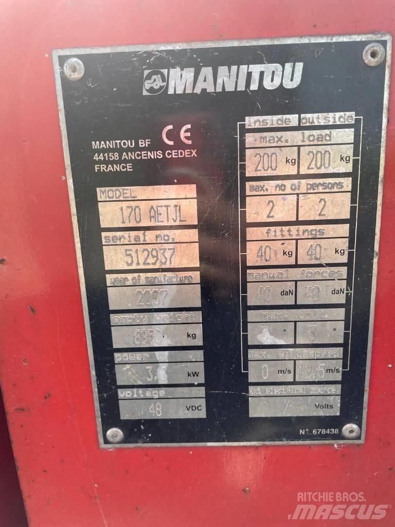 Manitou 170 AETJL Gelenkteleskoparbeitsbühnen