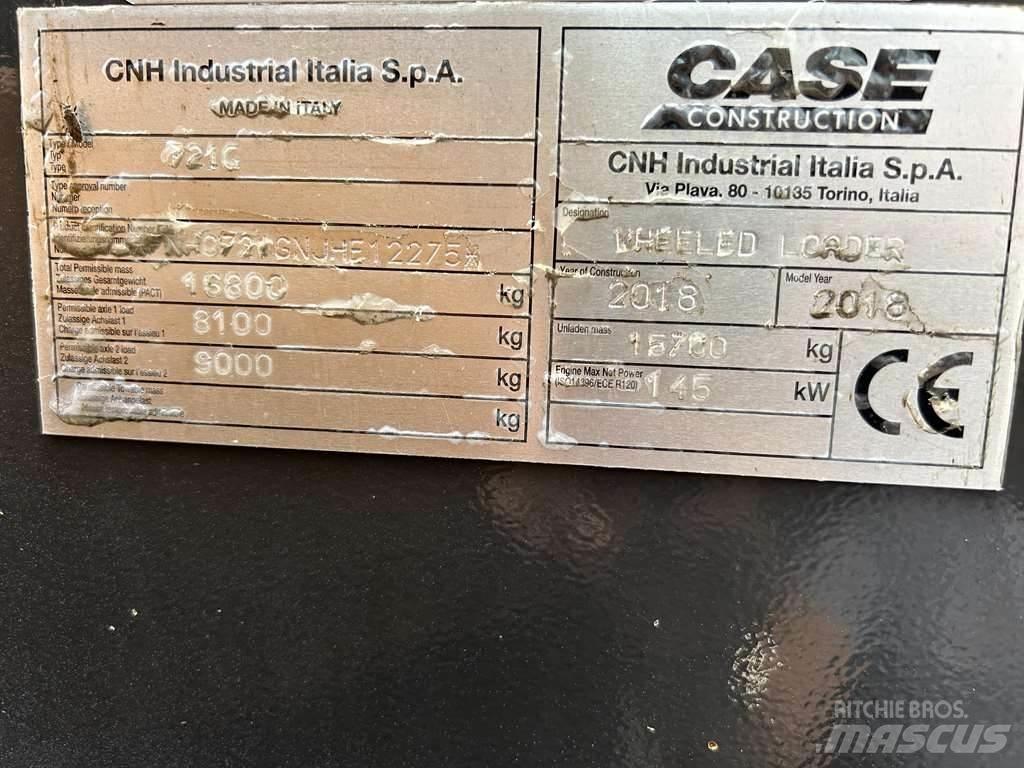 CASE 721G XR Radlader