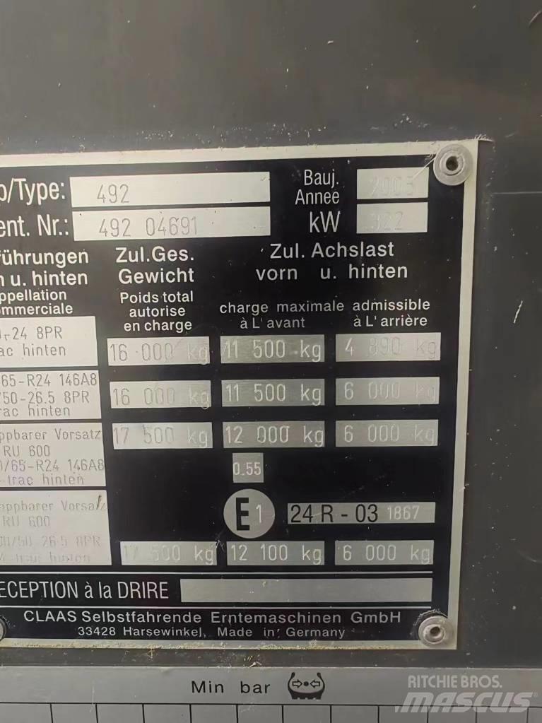 CLAAS Jaguar 870 Selbstfahrende Häcksler