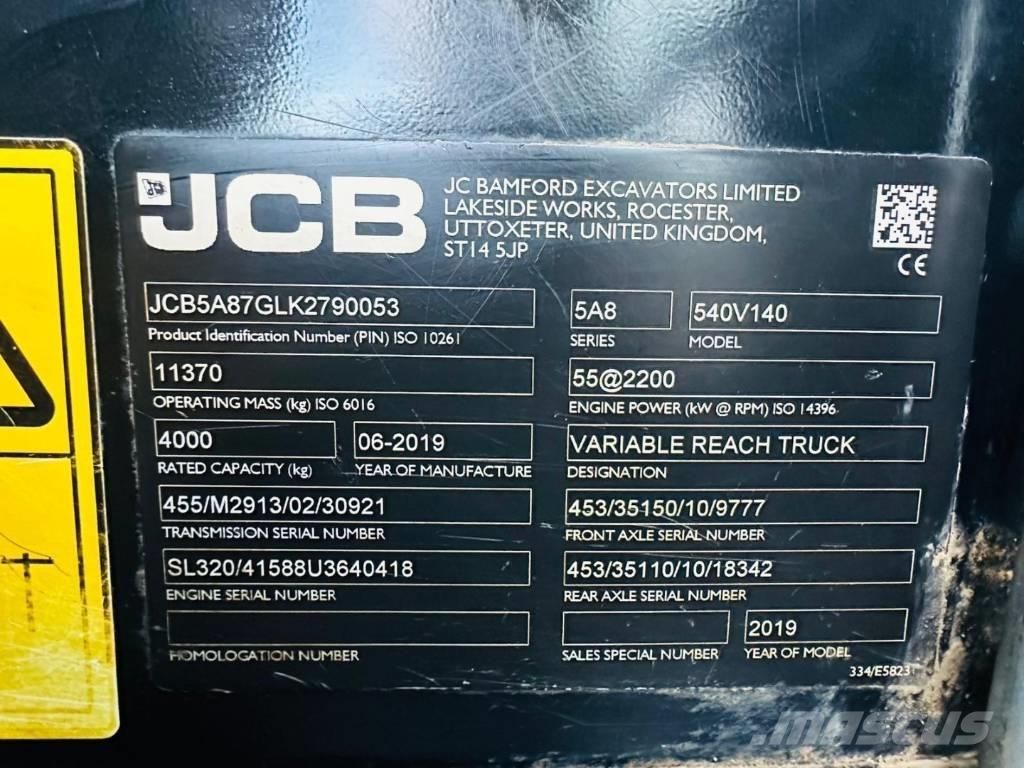 JCB 540-140 Teleskoplader