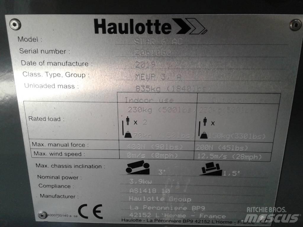 Haulotte Star 6 Personenaufzüge