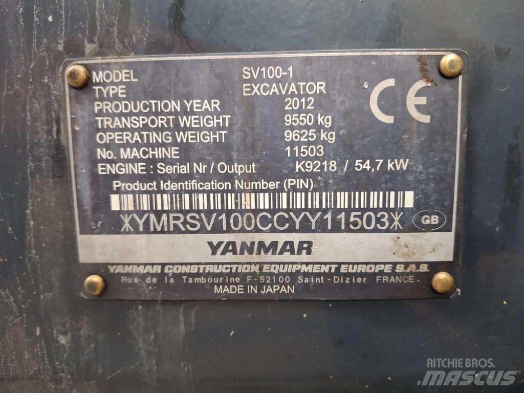 Yanmar SV 100-1 Midibagger  7t - 12t