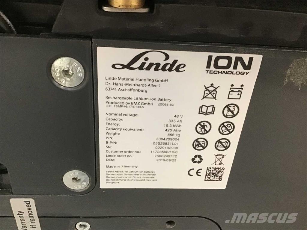 Linde E16 ION Elektrische heftrucks
