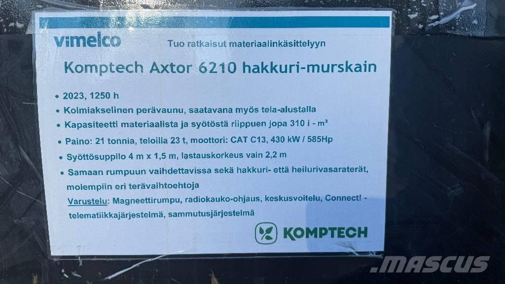 Komptech Axtor 6210 Holzhäcksler