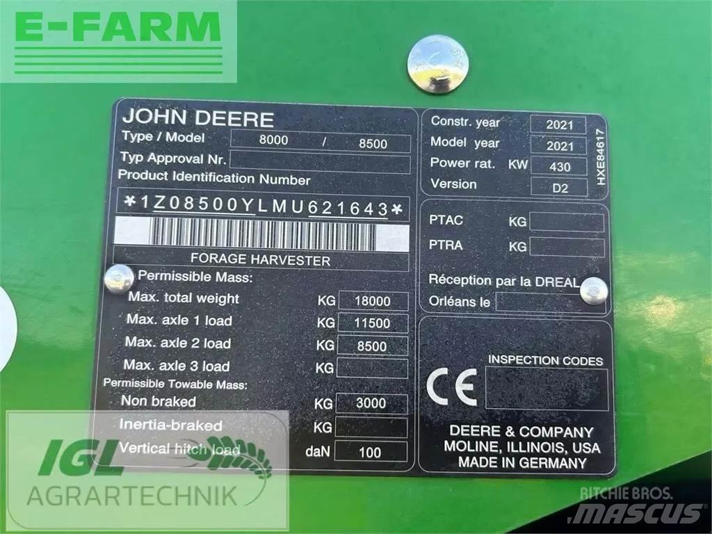 John Deere 8500i Selbstfahrende Häcksler