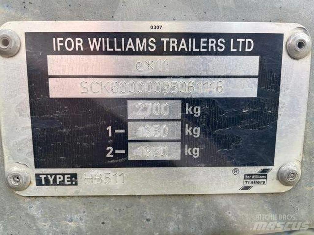 Ifor Williams HB 511 Veetransport aanhanger