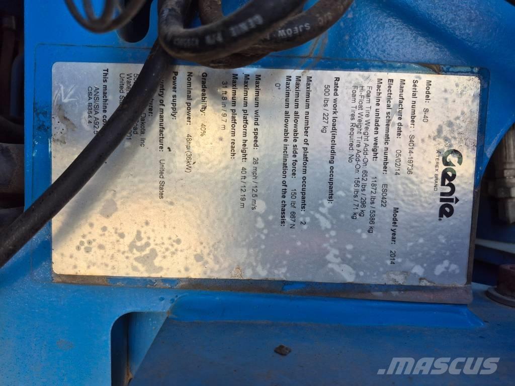 Genie S 40 Teleskopbühnen