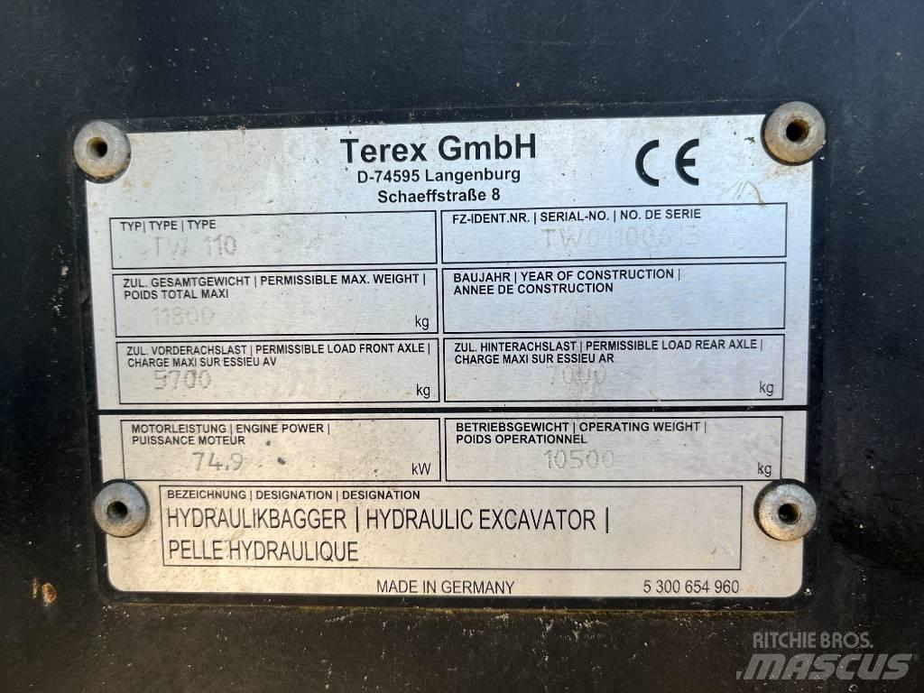 Terex TW 110 Mobilbagger