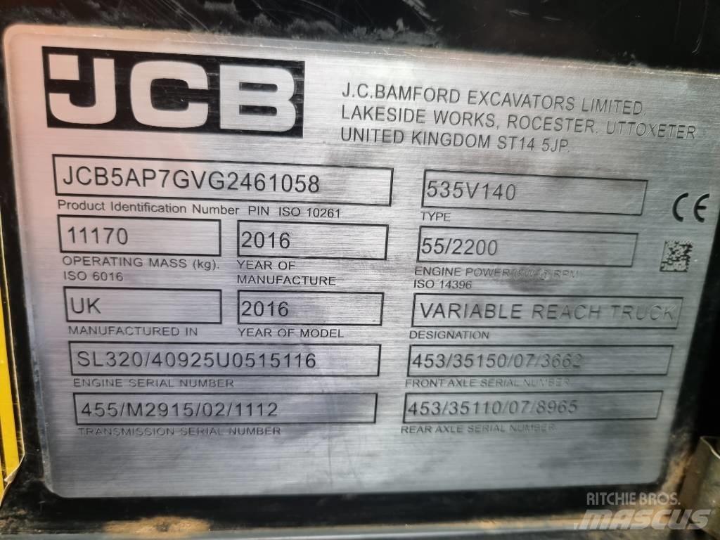 JCB 535-140 Hiviz Teleskoplader