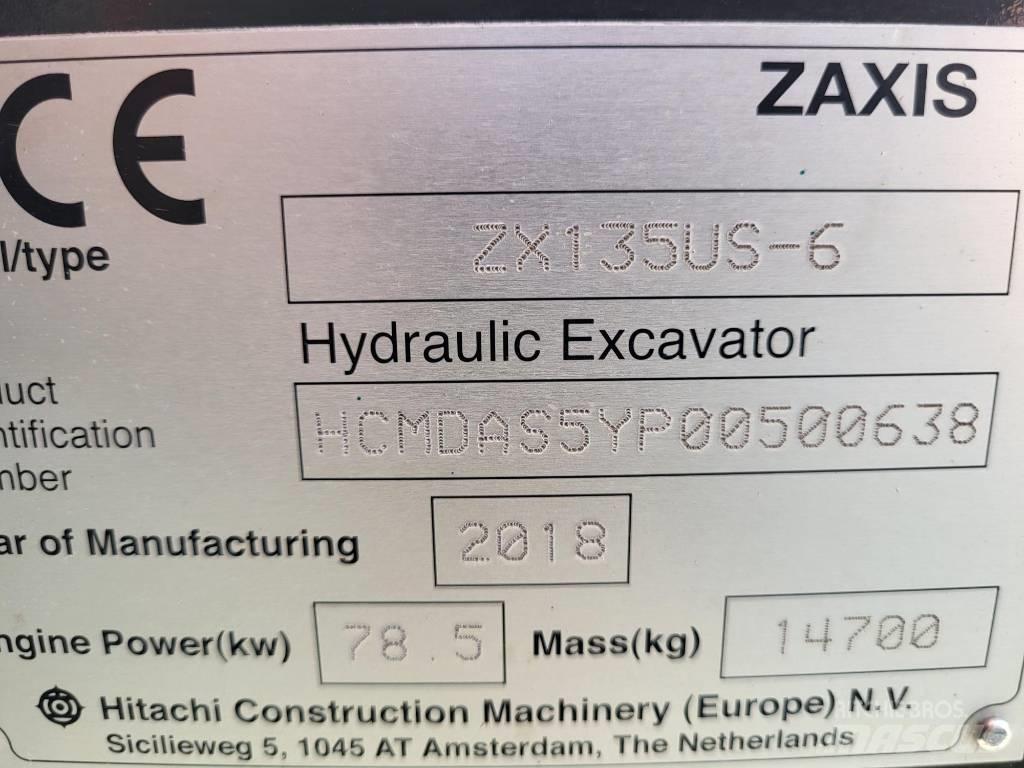 Hitachi ZX 135 US-6 Raupenbagger