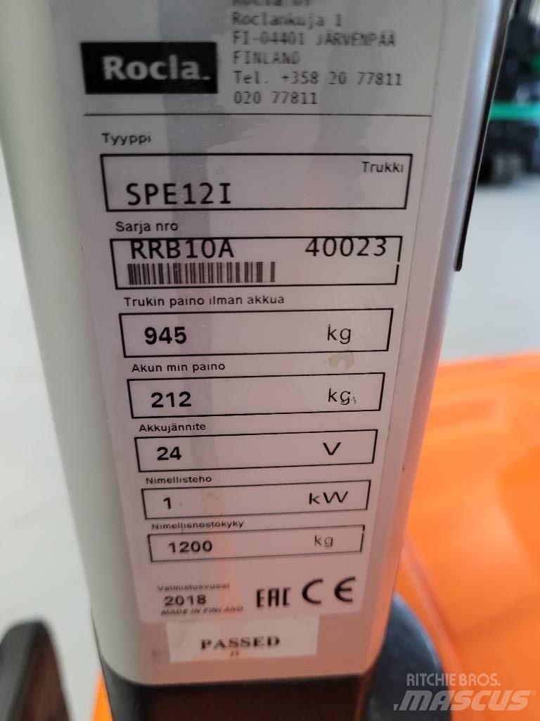 Rocla SPE12i Zelfrijdende stapelaars