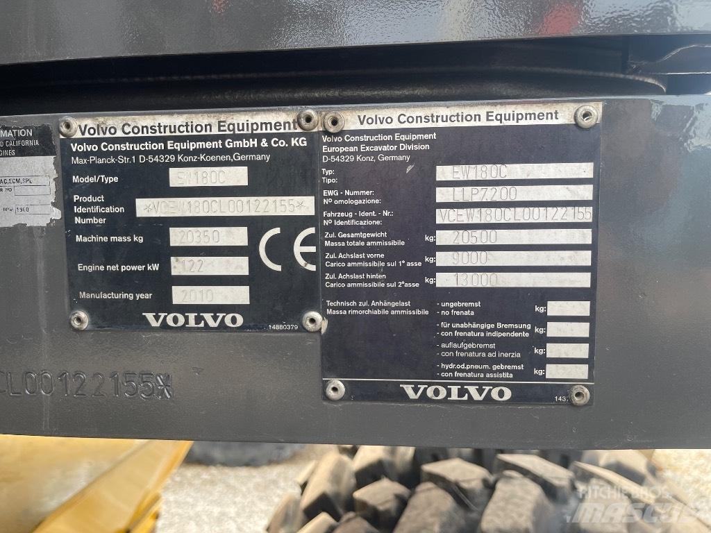 Volvo EW 180 C Mobilbagger