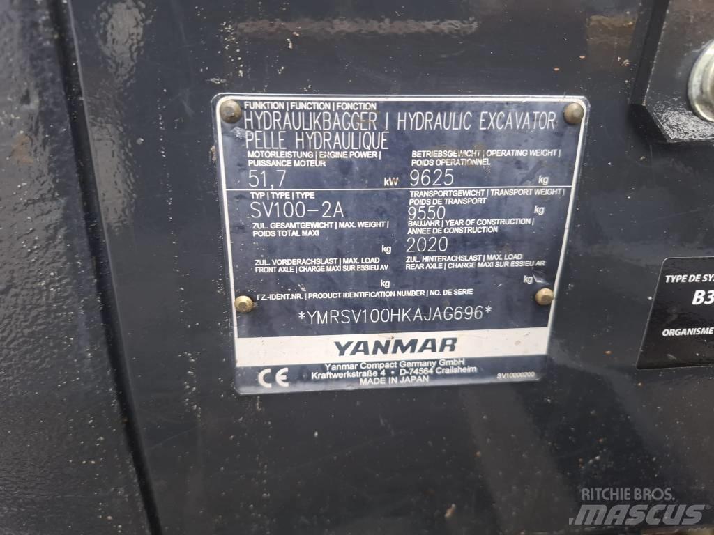 Yanmar SV 100-2A Midibagger  7t - 12t