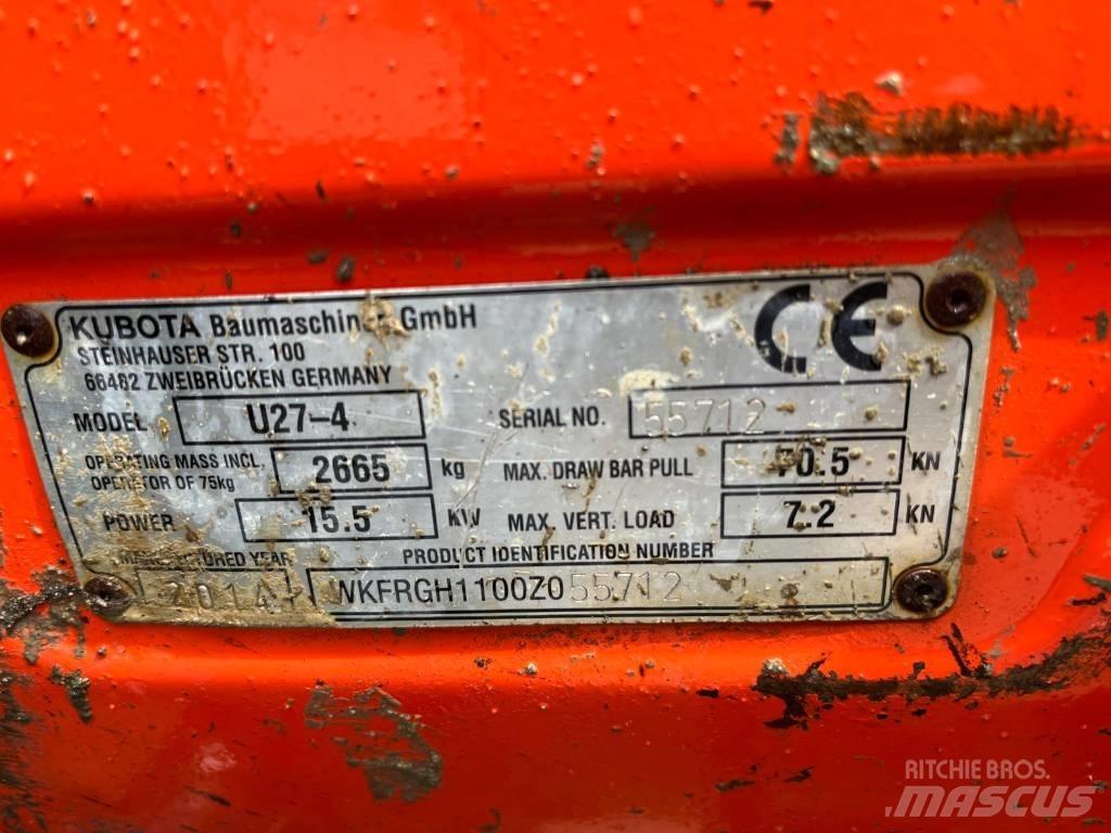 Kubota U 27-4 Minibagger < 7t