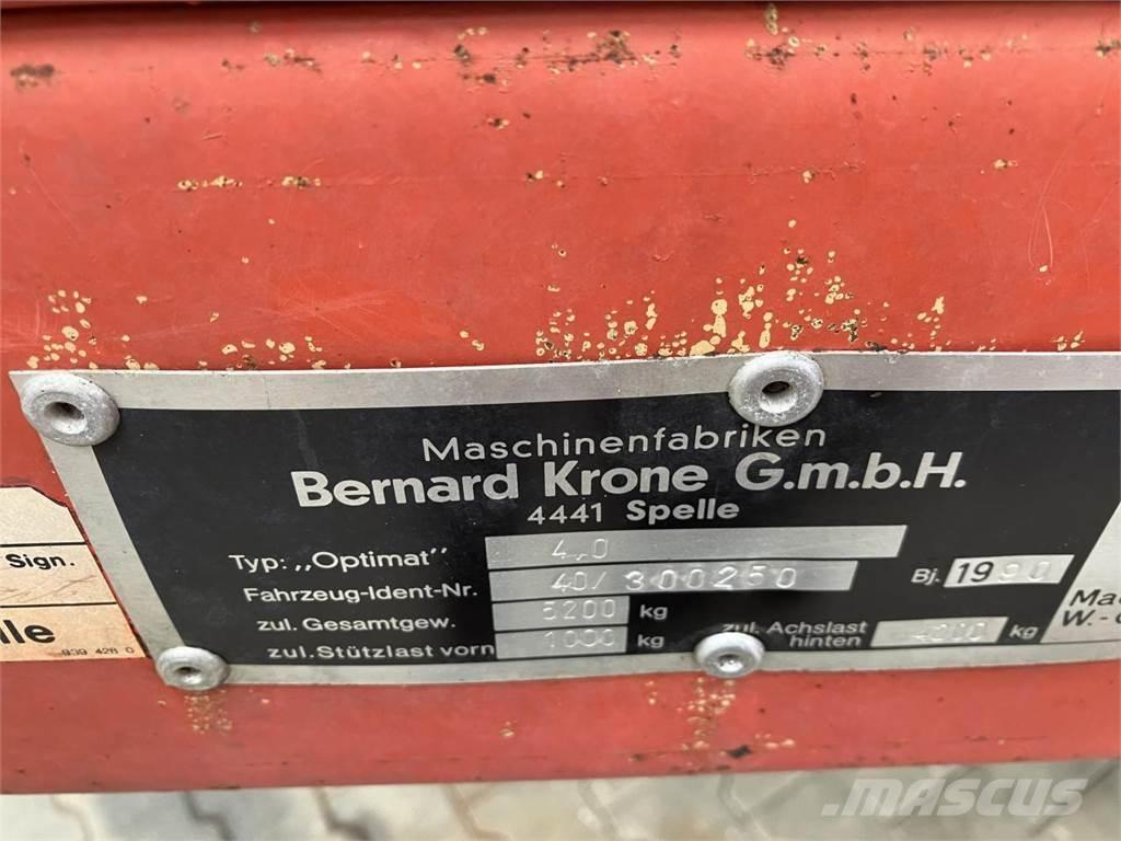 Krone Optimat 4.0 Düngemittelverteiler