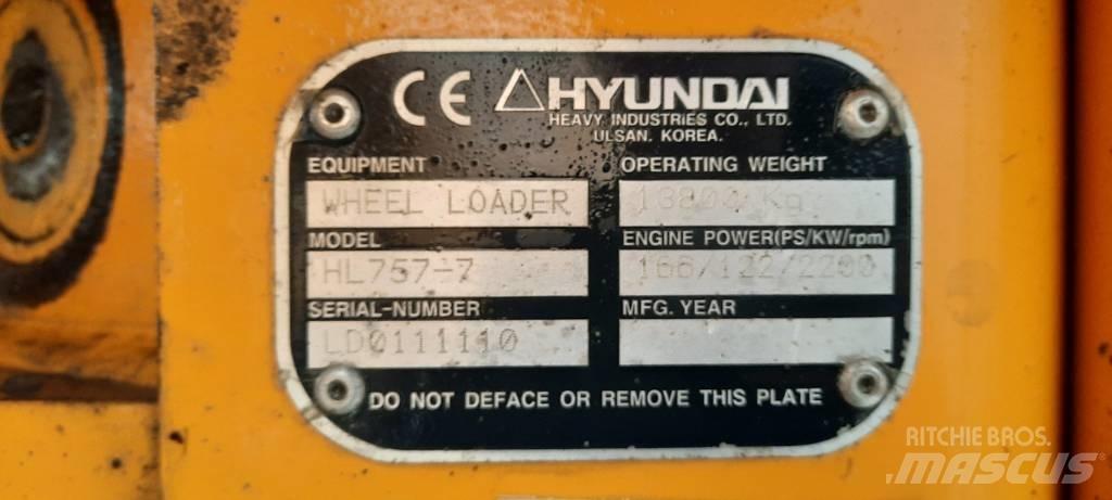 Hyundai HL 757-7 Radlader