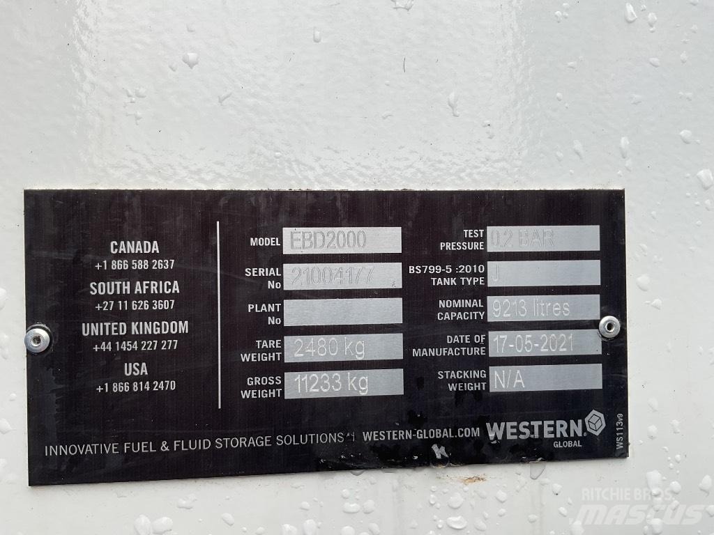 Western EBD2000 Kraftstoff- und Zusatzstoffbehälter