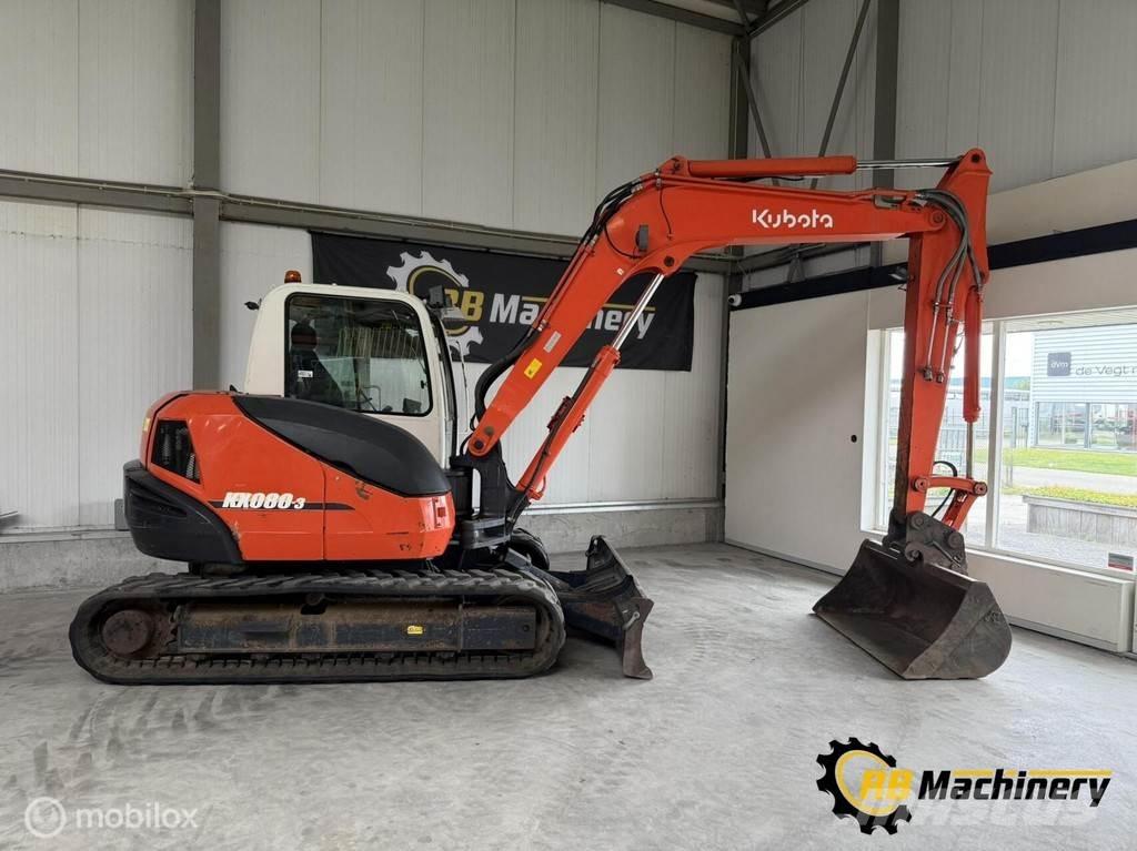 Kubota KX080-3 Midibagger  7t - 12t