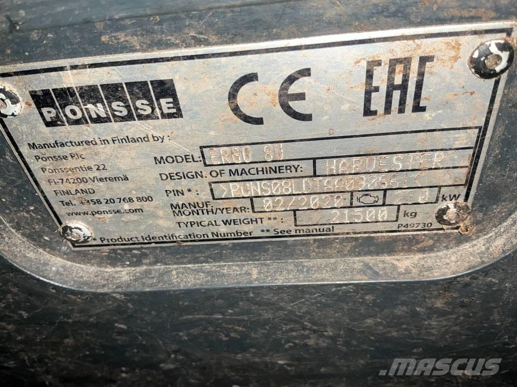 Ponsse ERGO 8W Harvester