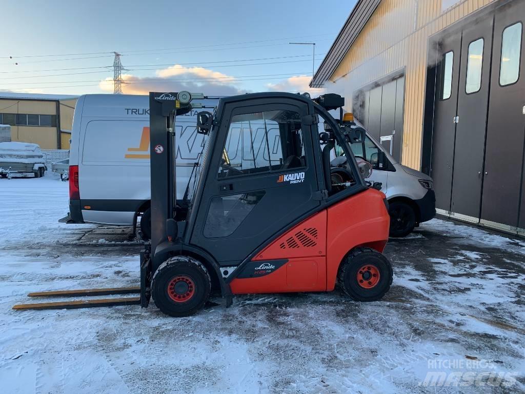 Linde H25T-02 LPG heftrucks