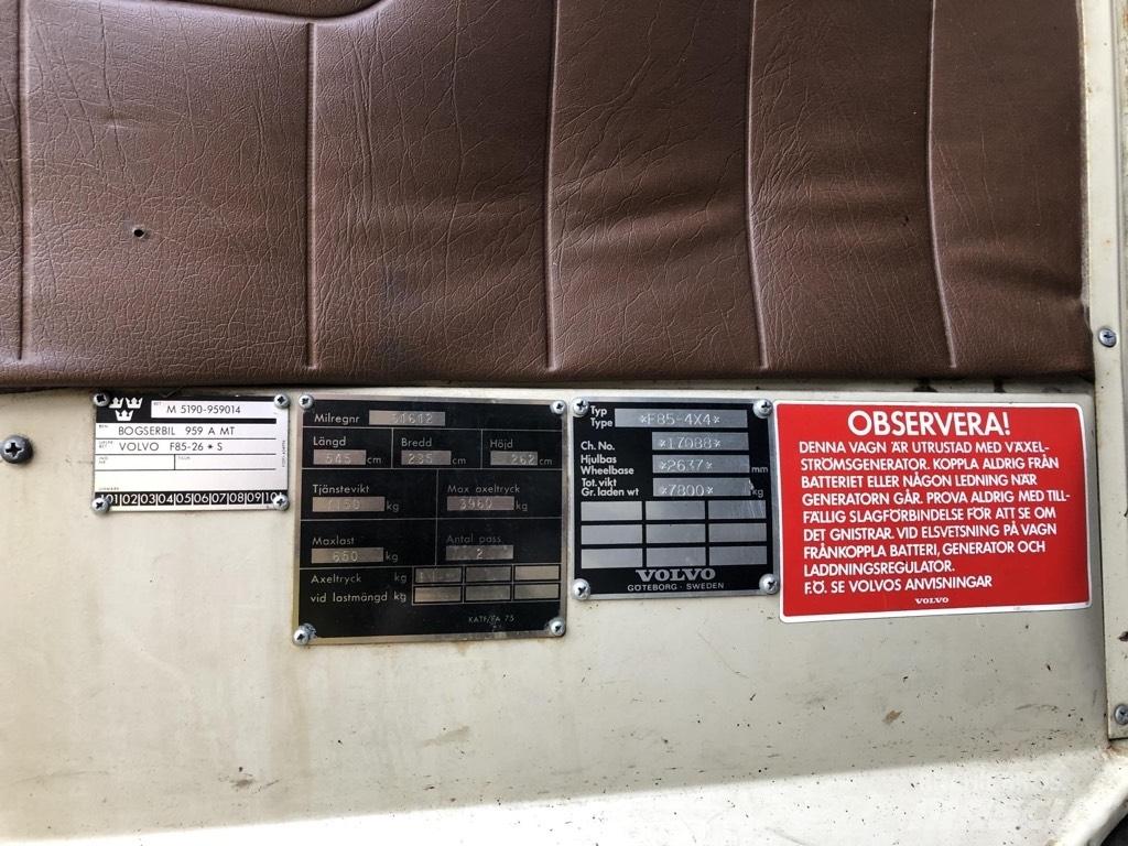 Volvo F85 Andere Fahrzeuge