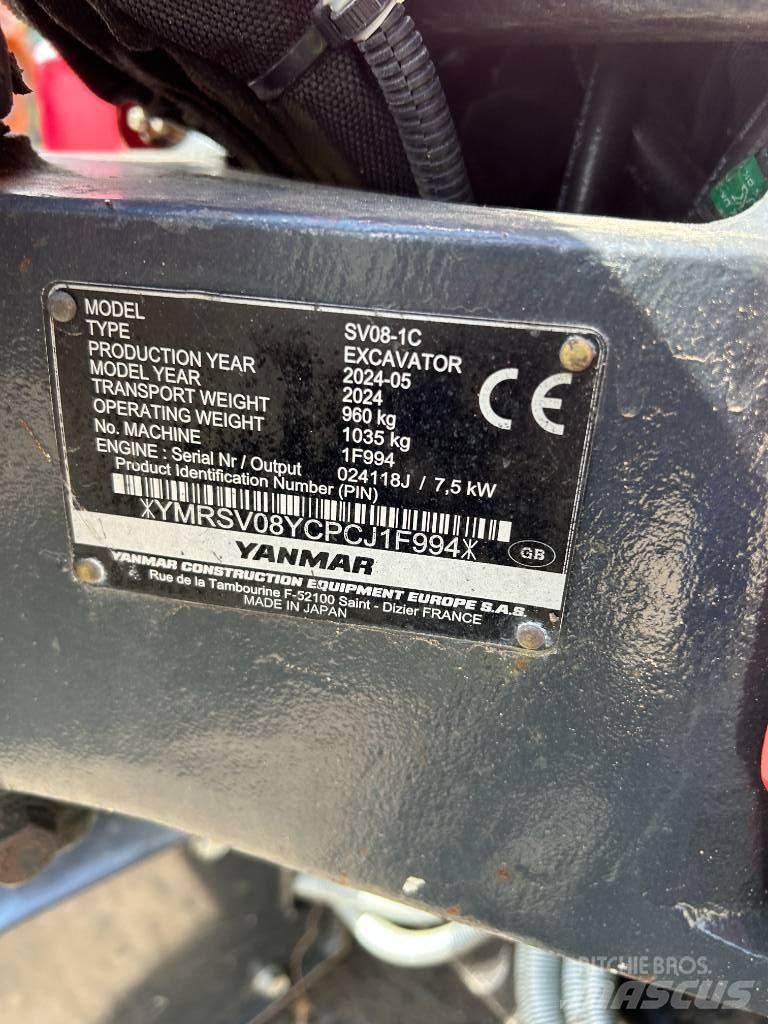 Yanmar SV08-1C Minibagger < 7t