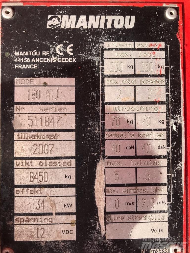 Manitou 180 ATJ Gelenkteleskoparbeitsbühnen
