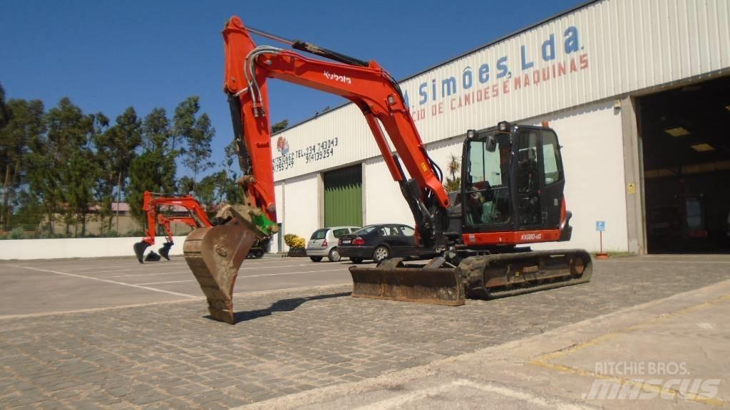 Kubota KX 080-4 Midibagger  7t - 12t