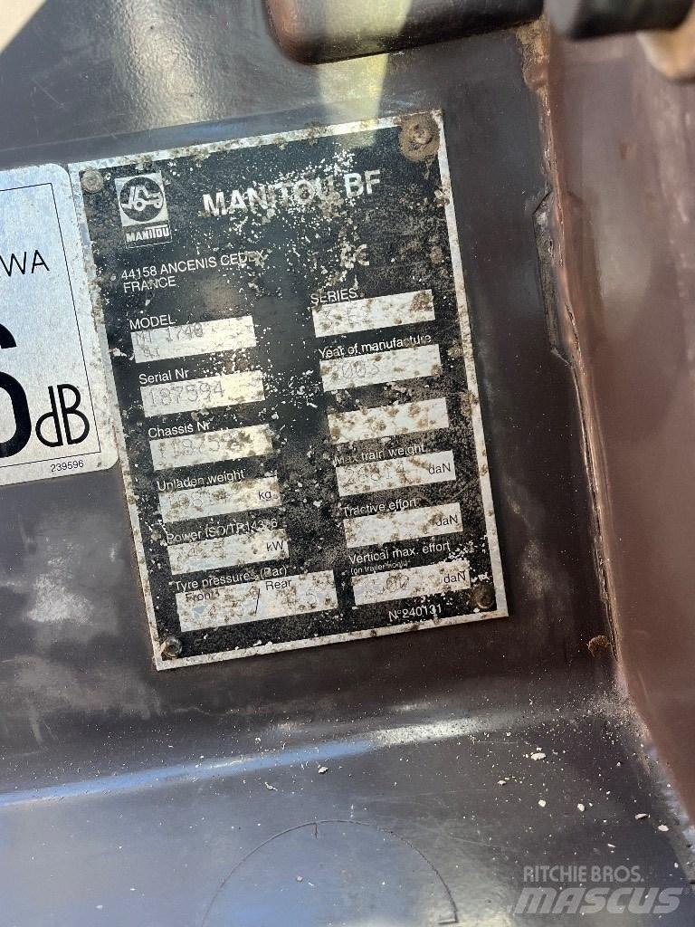 Manitou 1740 Teleskoplader