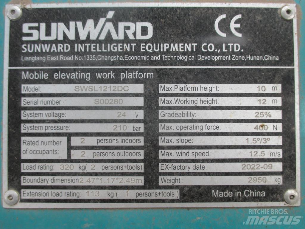 Sunward SWSL 1212 DC Scheren-Arbeitsbühnen