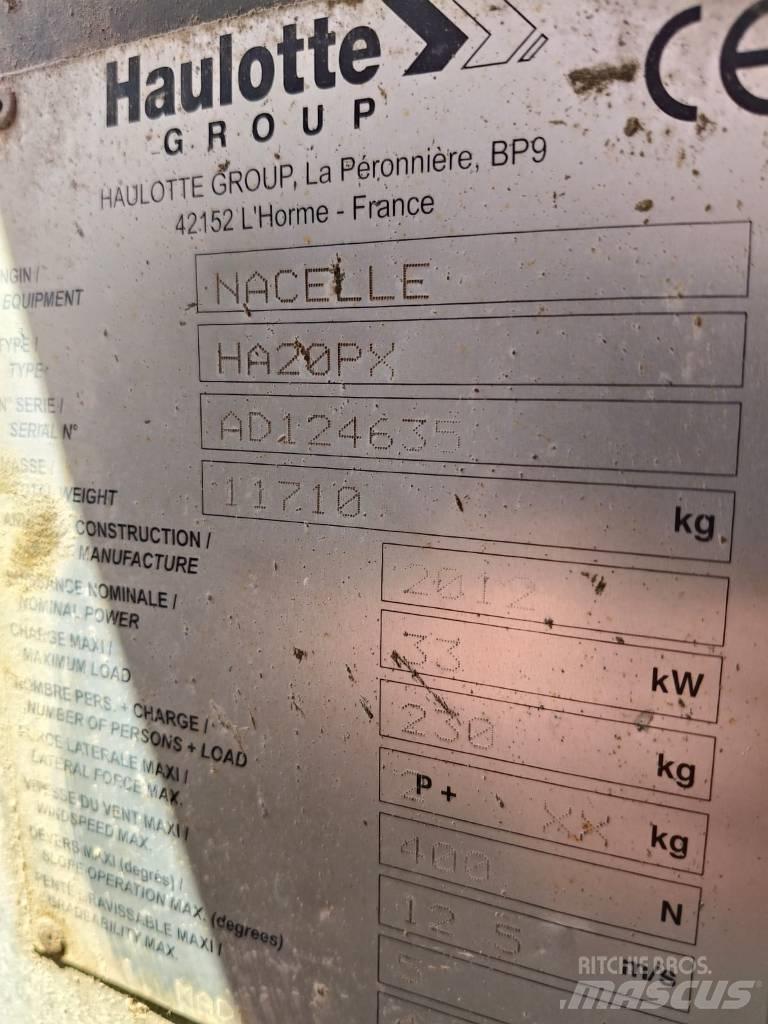 Haulotte HA 20 PX Gelenkteleskoparbeitsbühnen