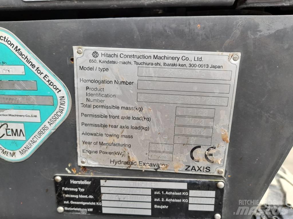 Hitachi ZX 140 W-6 Mobilbagger