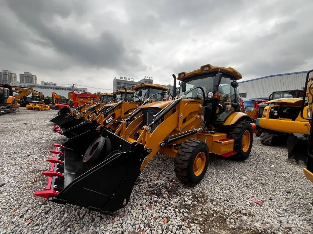 CAT 420F Baggerlader