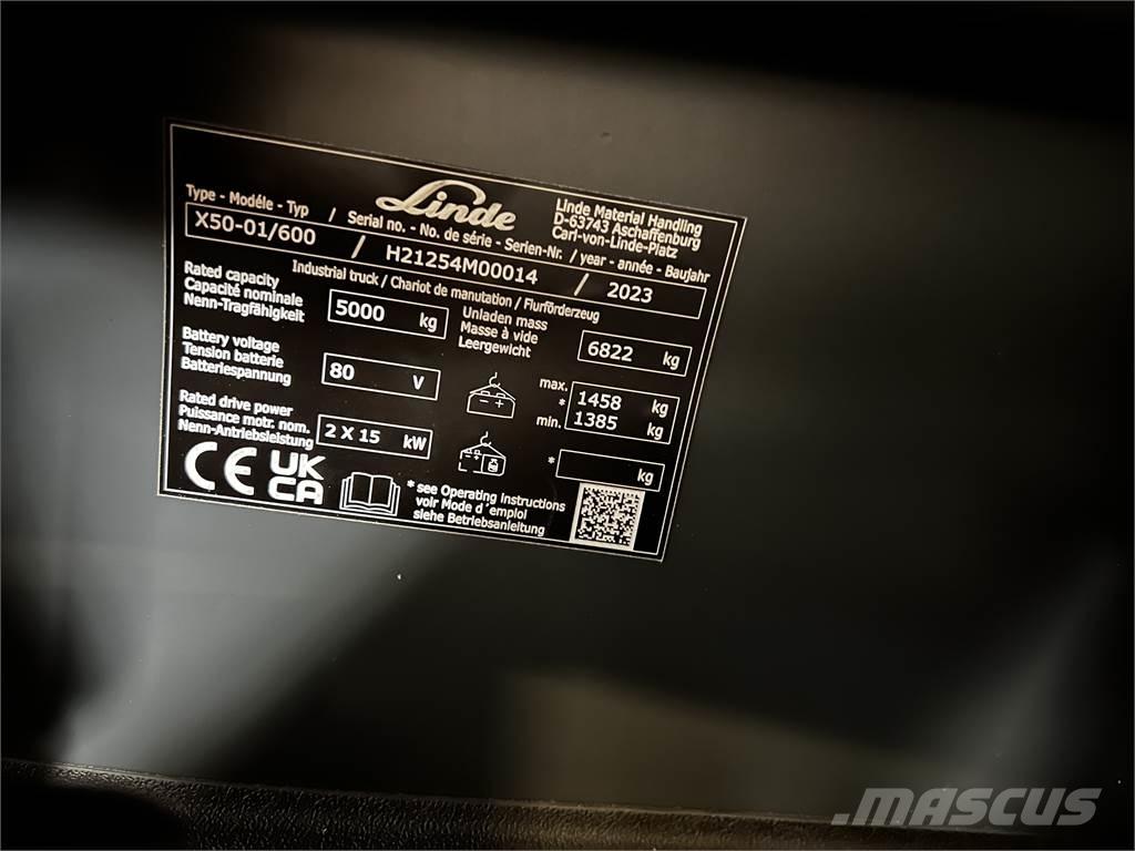 Linde X50 Elektrische heftrucks