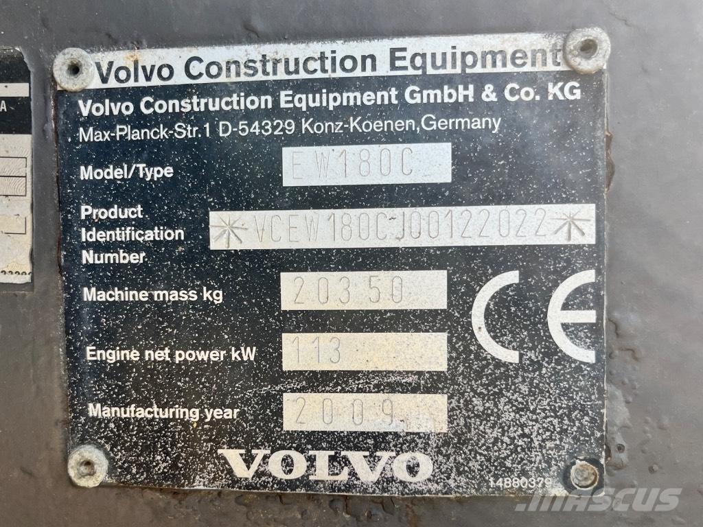 Volvo EW 180 C Mobilbagger