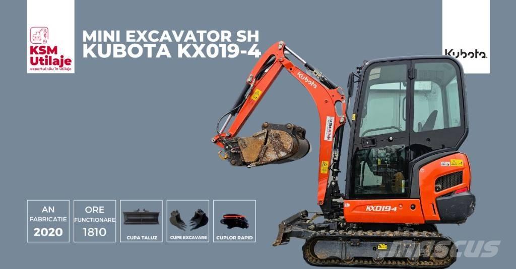 Kubota KX 019-4 Minibagger < 7t