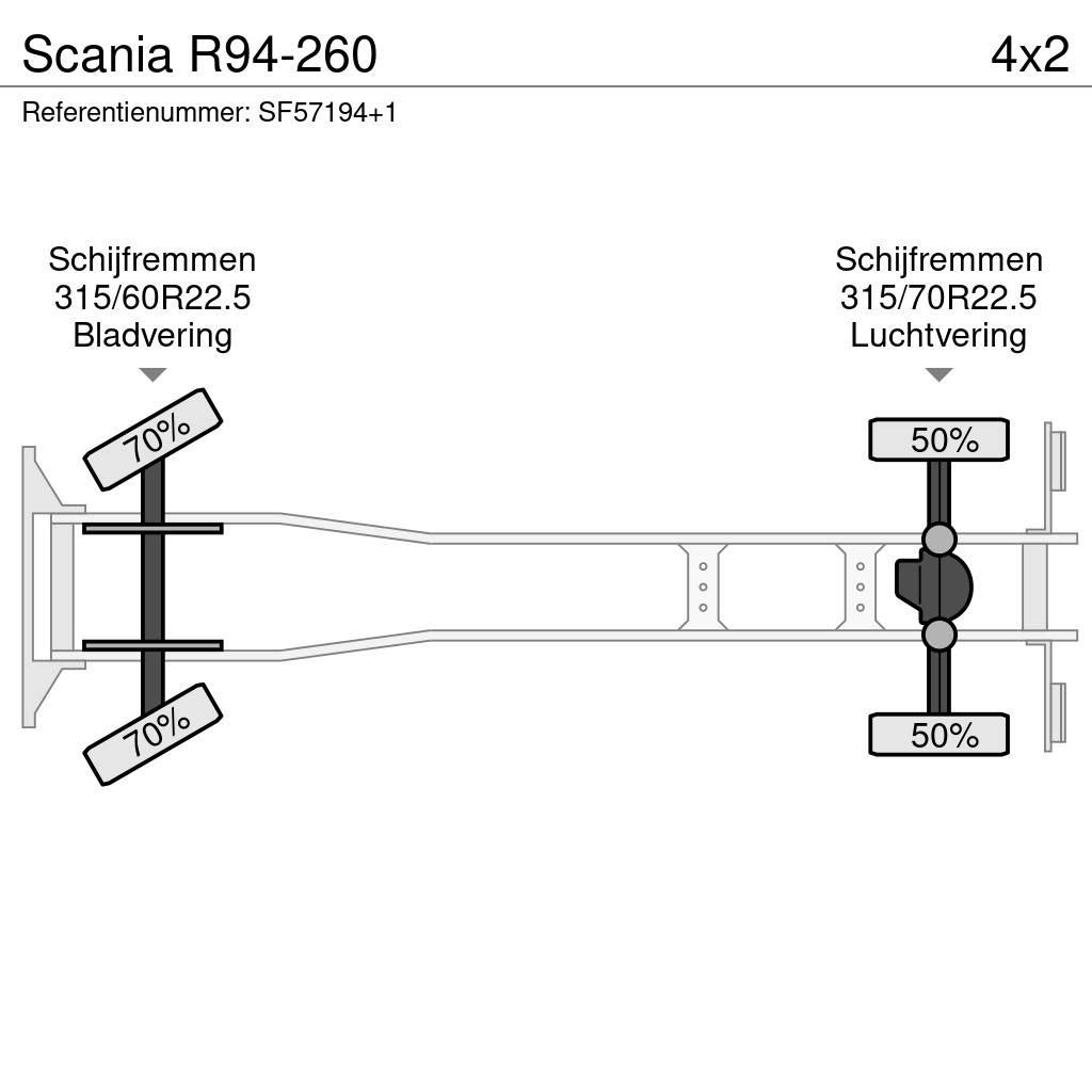 Scania R94-260 Pritsche & Plane
